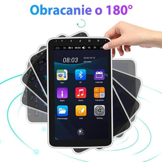 Autoradio JUNSUN 360° CarPlay Android GPS