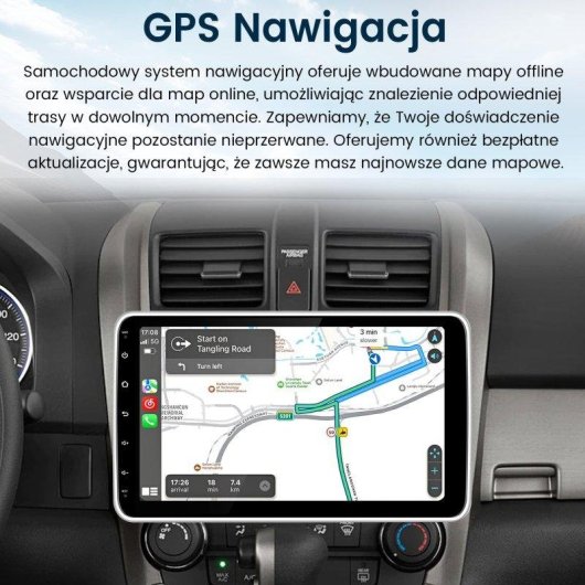 Autoradio JUNSUN 360° CarPlay Android GPS