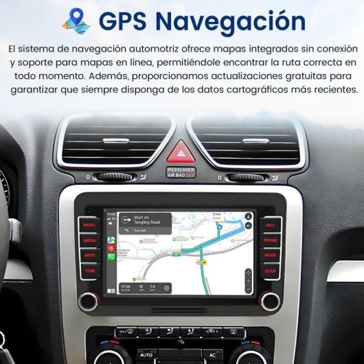 Autoradio Android CarPlay JUNSUN 2+64GB Golf 5