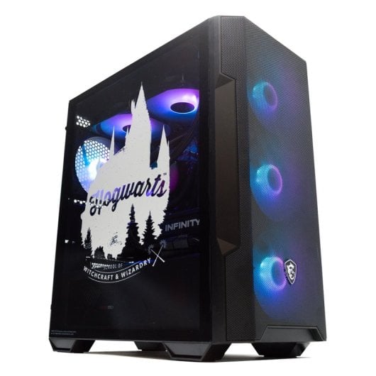 MSI MAG FORGE M100R Cristal Templado USB 3.2 ARGB Negra Castle of magic