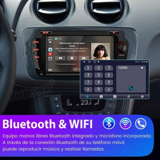 Android Systeem 2+64 Gb CarPlay Seat Ibiza