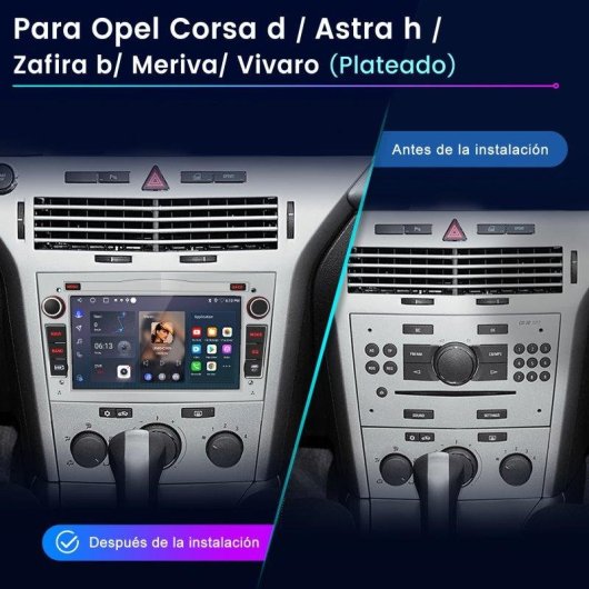 Autoradio 7'' Carplay Android Auto JUNSUN Opel Zafira