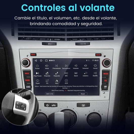 Autoradio 7'' Carplay Android Auto JUNSUN Opel Zafira