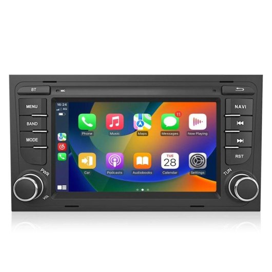 Headunit CarPlay Android 7'' Audi A4 8E B6 B7 2+64GB