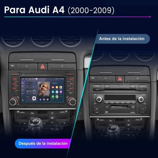 Headunit CarPlay Android 7'' Audi A4 8E B6 B7 2+64GB