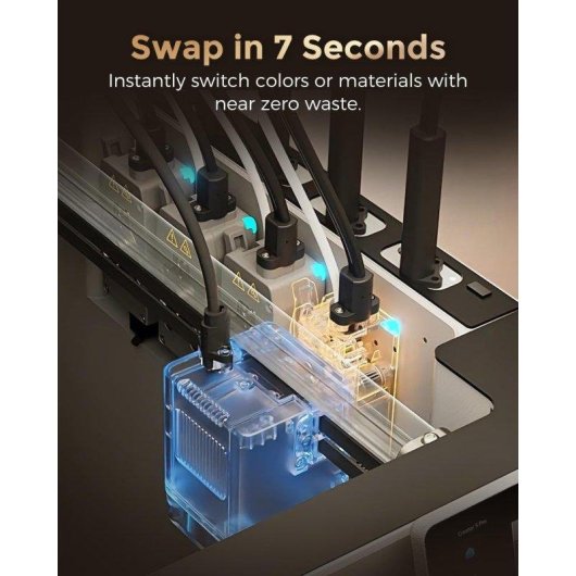 3D-Drucker Flashforge Creator 5 Pro 4 unabhängige Köpfe WiFi HEPA13 Filter