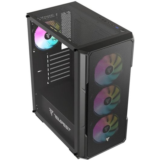 Tempest Garrison ARGB ATX Cristal Templado USB 3.0 Negra Harry Potter Patronum
