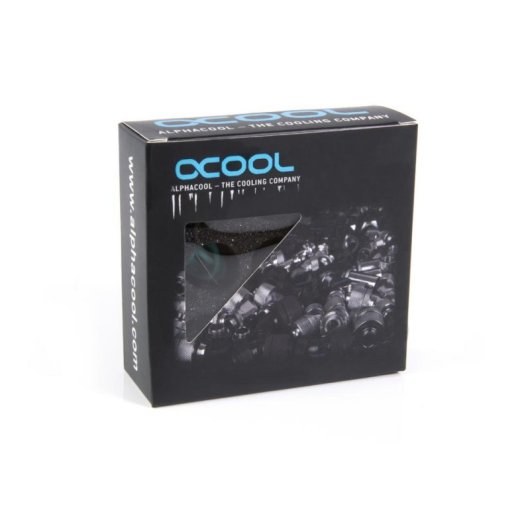 Refrigerazione Liquida Alphacool Eiszapfen HardTube G1/4 14 mm 6 pezzi nero