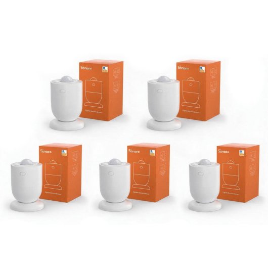 Pack 5x Sensores de Movimiento SONOFF SNZB-03P Zigbee