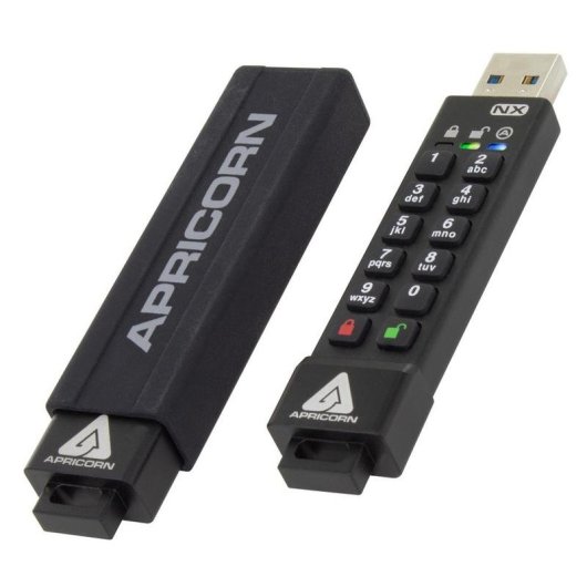 Clé USB Apricorn Aegis Secure Key 3NX 32GB noire cryptage matériel