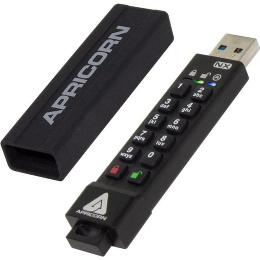 Clé USB Apricorn Aegis Secure Key 3NX 32GB noire cryptage matériel