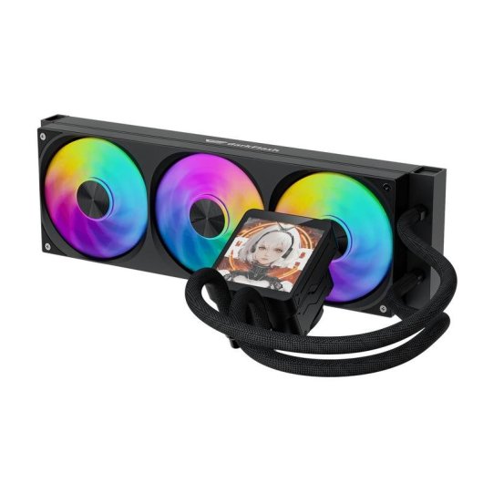 Refrigeración líquida darkFlash Dv360s Max 360 mm 3 ventiladores ARGB pantalla IPS