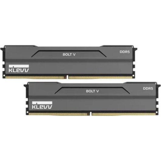 Memoria RAM Klevv KD5BGUA80-60A300H 64GB 2x32GB DDR5 6000MHz CL30 AMD EXPO Gris