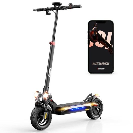Patinete eléctrico iScooter iX4 800W Autonomía 45km Ruedas 10" Off-road Negro
