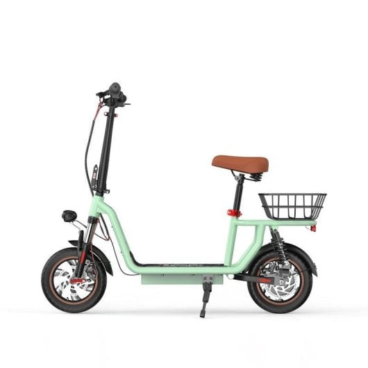 Monopattino elettrico iScooter i12 500W Autonomia 35km Pneumatici 12'' Freni disco LED