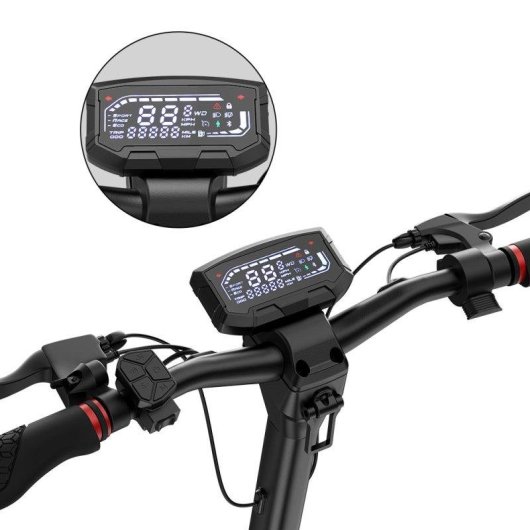Elektroroller iScooter iX7 Pro 2000W Reichweite 60km 10" Offroad-Reifen