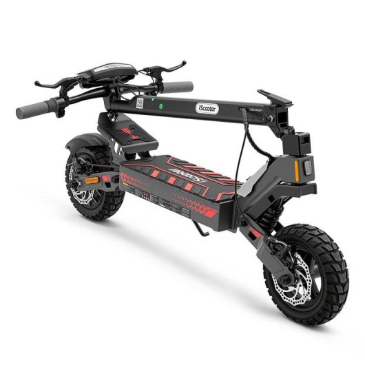 Patinete eléctrico iScooter iF1 1200W Autonomía 50km Ruedas todoterreno 10"