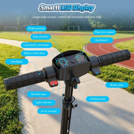 Patinete électrique iScooter K6 150W Autonomie 9km Pneus 6,5 pouces Pliable