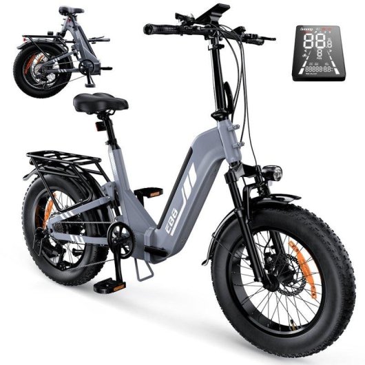 Elektrische fiets iScooter EB8 500W 48V15Ah 20x4.0 Hydraulische schijfremmen