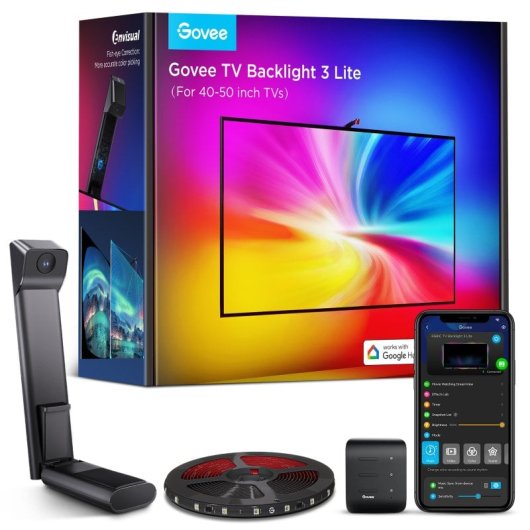 Kit de Iluminación Inteligente Govee para TV y Estancia