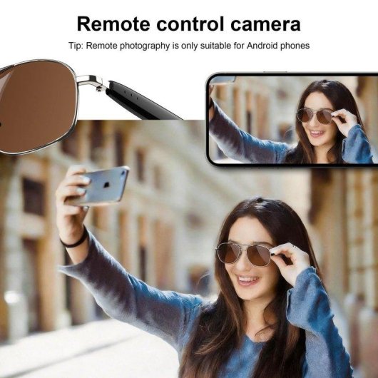 Blackview D1pro Lunettes intelligentes Bluetooth 6.0 Contrôle tactile Argent