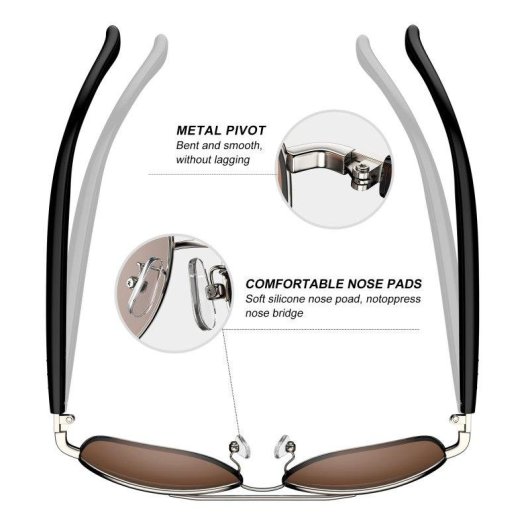 Blackview D1pro Lunettes intelligentes Bluetooth 6.0 Contrôle tactile Argent