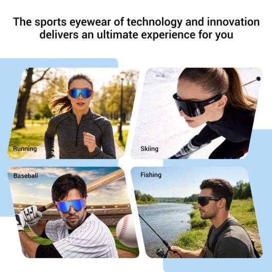 Blackview D3 Smart Glasses Lautsprecher Aktive Geräuschunterdrückung Polarisiert Schwarz