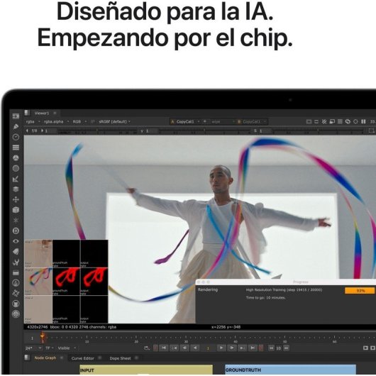 Apple MacBook Pro 16" Apple M5 Max CPU de 18 núcleos 36GB 2TB SSD Apple GPU 32 núcleos macOS Plata Vidrio estándar + Cargador 140W