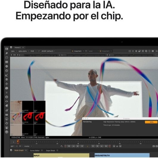 Apple MacBook Pro 16" Apple M5 Max CPU de 18 núcleos 48GB 2TB SSD Apple GPU 40 núcleos macOS Plata Vidrio estándar