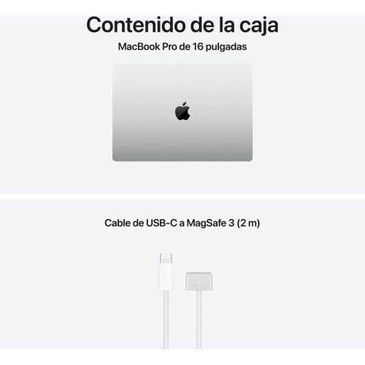 Apple MacBook Pro 16" Apple M5 Max CPU de 18 núcleos 48GB 8TB SSD Apple GPU 40 núcleos macOS Plata Vidrio estándar + Cargador 140W