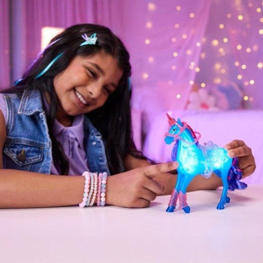 Conjunto de Jogo Unicorn Academy Train & Glow River Isabel