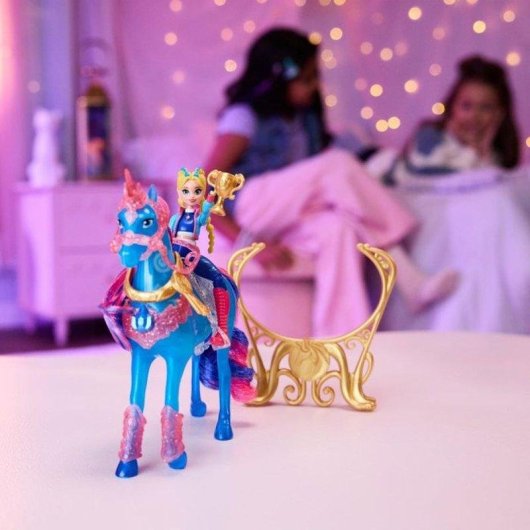 Conjunto de Jogo Unicorn Academy Train & Glow River Isabel