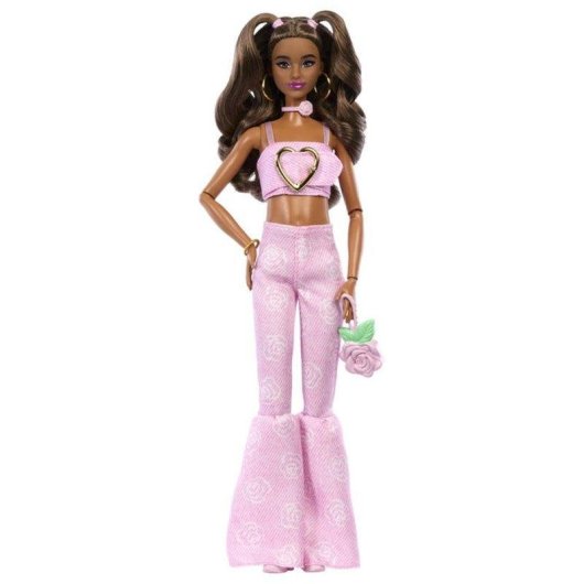 Poupee Barbie Deluxe Style Tenue Rose Coeur 295 mm
