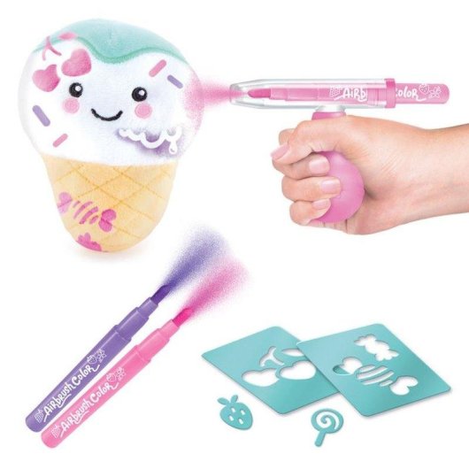 Kit decorar peluches Canal Toys Airbrush Plush Food'tastic airbrush manual
