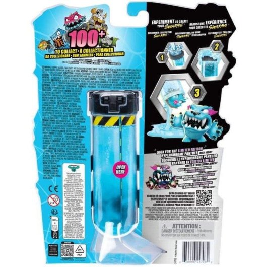 Figura Miniatura Moose Toys Mrbeast Lab Swarms Pack 5 Cápsulas