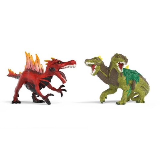 Figura Schleich Eldrador Creatures Saurio de Fuego Rojo e Lagarto Jungla