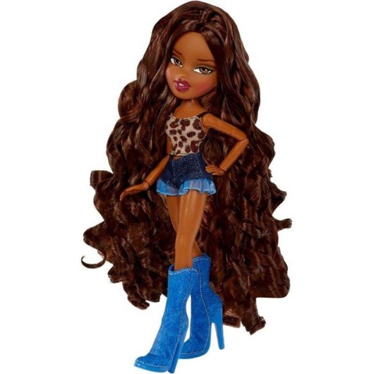 Muñeca Bratz Goin' Out Sasha Articulada con Accesorios Completos