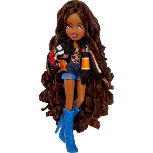 Muñeca Bratz Goin' Out Sasha Articulada con Accesorios Completos