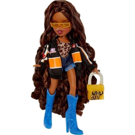 Muñeca Bratz Goin' Out Sasha Articulada con Accesorios Completos