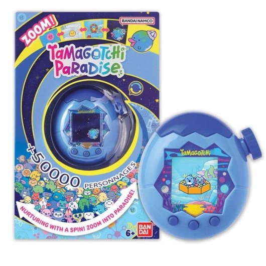 Animal de compagnie virtuel Bandai Tamagotchi Paradise Water Bleu 43422