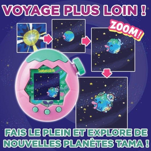 Animal de compagnie virtuel Bandai Tamagotchi Paradise Water Bleu 43422