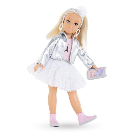 Boneca Corolle Valentine Fashion Week Paris 28 cm perfume baunilha