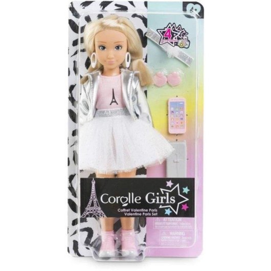 Boneca Corolle Valentine Fashion Week Paris 28 cm perfume baunilha
