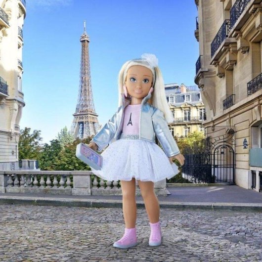 Boneca Corolle Valentine Fashion Week Paris 28 cm perfume baunilha