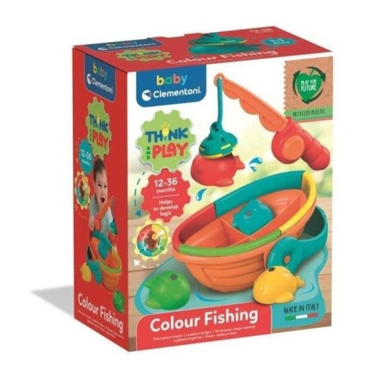 Set de Pesca Magnética Clementoni Juego Educativo Baño 1-3 Años