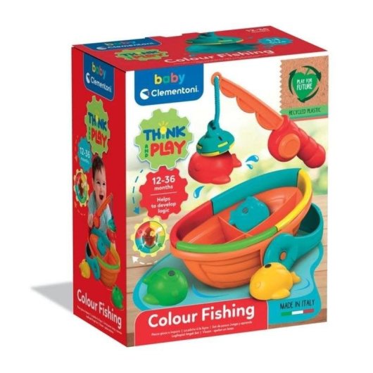 Set de Pesca Magnética Clementoni Juego Educativo Baño 1-3 Años