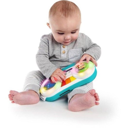 Brinquedo musical Baby Einstein Toddler Jam portátil 30+ melodias LED