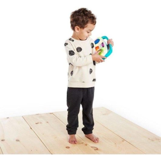 Brinquedo musical Baby Einstein Toddler Jam portátil 30+ melodias LED