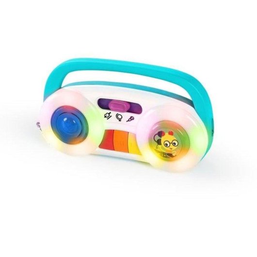 Brinquedo musical Baby Einstein Toddler Jam portátil 30+ melodias LED