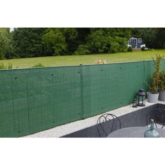 Painel Nature PVC 10 mm Dupla Face Verde Estilo Vime 1 x 3 m Anti-UV